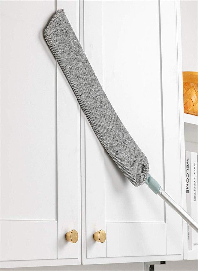 WEGON Dust Brush, Retractable Gap Dust Cleaning Artifact Good Grips Microfiber Hand Duster, Removable and Washable Telescopic Dust Collector for Home Bedroom Kitchen - Image 1